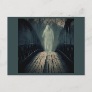 Halloween - Haunted Bridge 2 Briefkaart