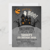 Halloween Haunted Castel Anniversaire Invitation (Devant)
