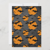 Halloween Haunted Castel Anniversaire Invitation (Dos)