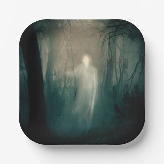 Halloween - Haunted Forest 3 Papieren Bordje (Voorkant)