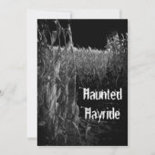 Halloween Haunted Hayride Invitation (Devant)