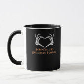 Halloween Haunted Heart Skeletal Bone Chilling CLA Mok (Links)