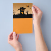 Halloween Haunted House Flyer (Hand)
