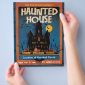 Halloween Haunted House Flyer (Hand)