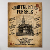 Halloween Haunted House for Sale Poster (Voorkant)