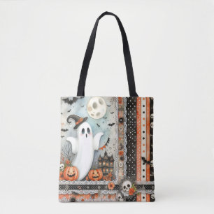 Halloween Haunted House Ghost Pumpkin Bats Draagtas