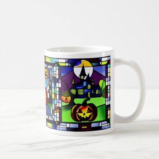 Halloween Haunted House Mug (Droite)