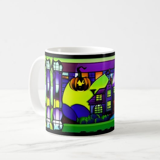 Halloween Haunted House Mug (Devant gauche)