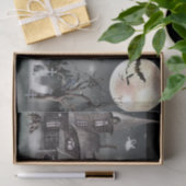 Halloween Haunted house Waterverf Tissuepapier (Geschenk)