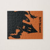  Halloween Haunted House Witch Ghost Bat Legpuzzel (Horizontaal)