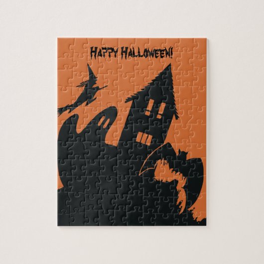  Halloween Haunted House Witch Ghost Bat Legpuzzel (Verticaal)