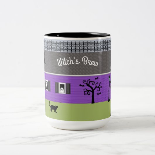 Halloween Haunted House Witch's Brew Mug (Centre)