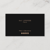 Halloween Haunted Tree Carte de visite (Dos)