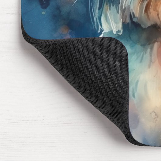 Halloween Havanese met pompoenen eng Muismat (Hoek)