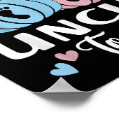 Halloween He Or She Uncle To Be Pumpkin Gender Rev Poster (Hoek)