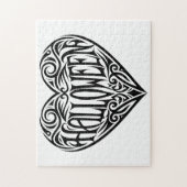 Halloween Heart, Black Heart, Holiday Legpuzzel (Verticaal)