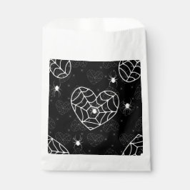 Halloween Heart SpiderWeb Spinnen Bedankzakje