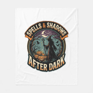 Halloween Hek Pompoen Nacht Fleece Deken