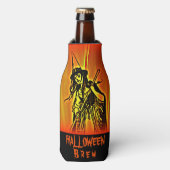 Halloween Heks Brew Fles Flesjeskoeler (Fles Voorkant)
