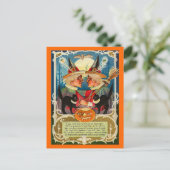  Halloween-heks Briefkaart (Staand voorkant)