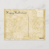  Halloween-heks Briefkaart (Achterkant)