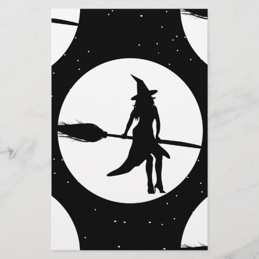halloween heks briefpapier (Voorkant)