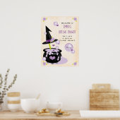 Halloween Heks Bruidsdiner Welkomstbord Poster (Keuken)