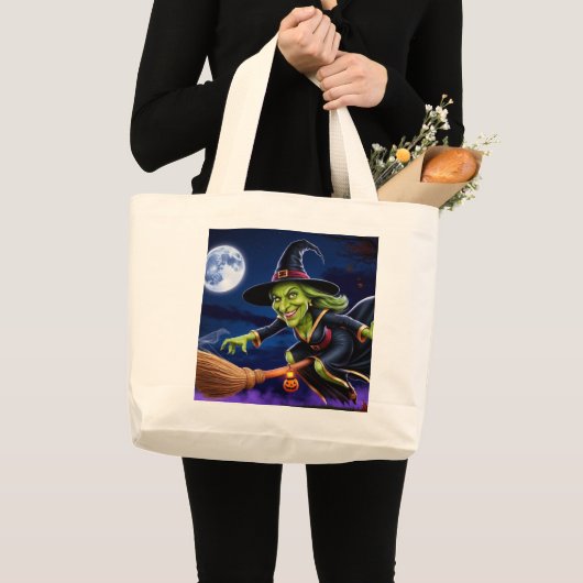 Halloween/heks Canvas tas (Voorkant (product))