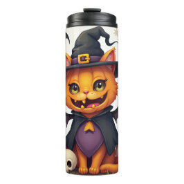 Halloween heks Cat Thermal Tumbler Thermosbeker