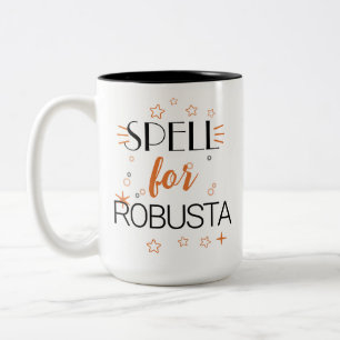 Halloween Heks Coffee Spell Robusta Sterke Brouwse Tweekleurige Koffiemok