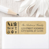 Halloween heks Custom Family Naam label (Insitu)