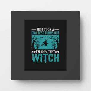 Halloween Heks DNA-test ontwerp Fotoplaat