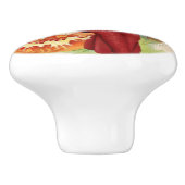  Halloween-heks en zwarte kat Keramische Knop (Zijkant)