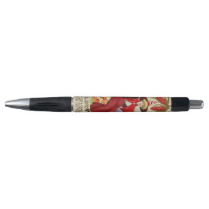 Halloween-heks en zwarte kat Pen