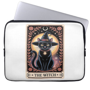 Halloween Heks Esthetische Kattenliefhebbers Gothi Laptop Sleeve