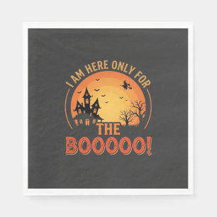 Halloween Heks Griezelen Huis Boe Design_1 Servet