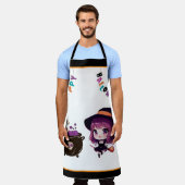 Halloween/heks/herfst/oktober Schort (Gedragen)