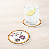 Halloween/heks/herfst/oktober Zandsteen Onderzetter (Zijkant)