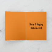  Halloween-heks Kaart (Binnen)