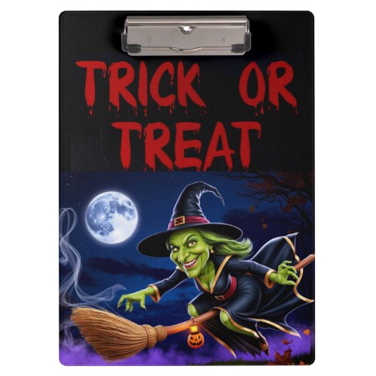 Halloween/heks klembord (Voorkant)