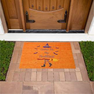 Halloween Heks Komt in Mijn Schatjes Grappig Huis Deurmat