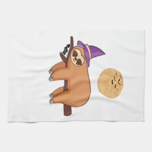 Halloween Heks Luiaard Oversized T-Shirt Theedoek