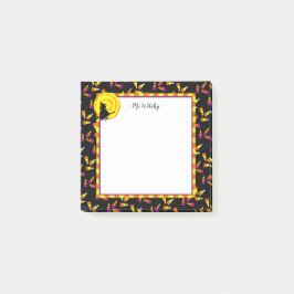 Halloween Heks Maan Candy Corn Custom Stickies Post-it® Notes