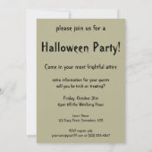  Halloween, heks met Cauldron en katten Kaart (Achterkant)