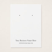 Halloween Heks Oorbel Display Kaart (Voorkant)