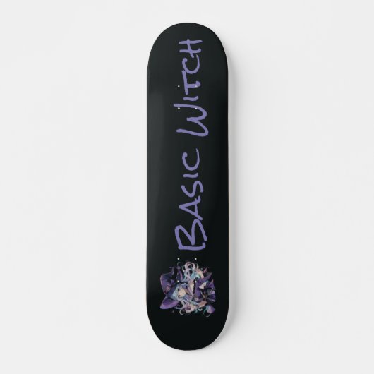 Halloween/Heks/paarse Skateboard (Voorkant)
