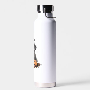 Halloween Heks Pet Pompoen Hond Grote Deen Waterfles