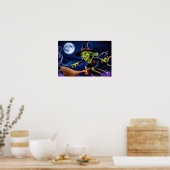 Halloween/heks Poster (Keuken)