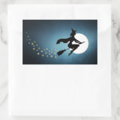 Halloween - Heks Rechthoekige Sticker (Tas)