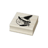  Halloween Heks Rubber Stamp Rubberstempel (Stempel)